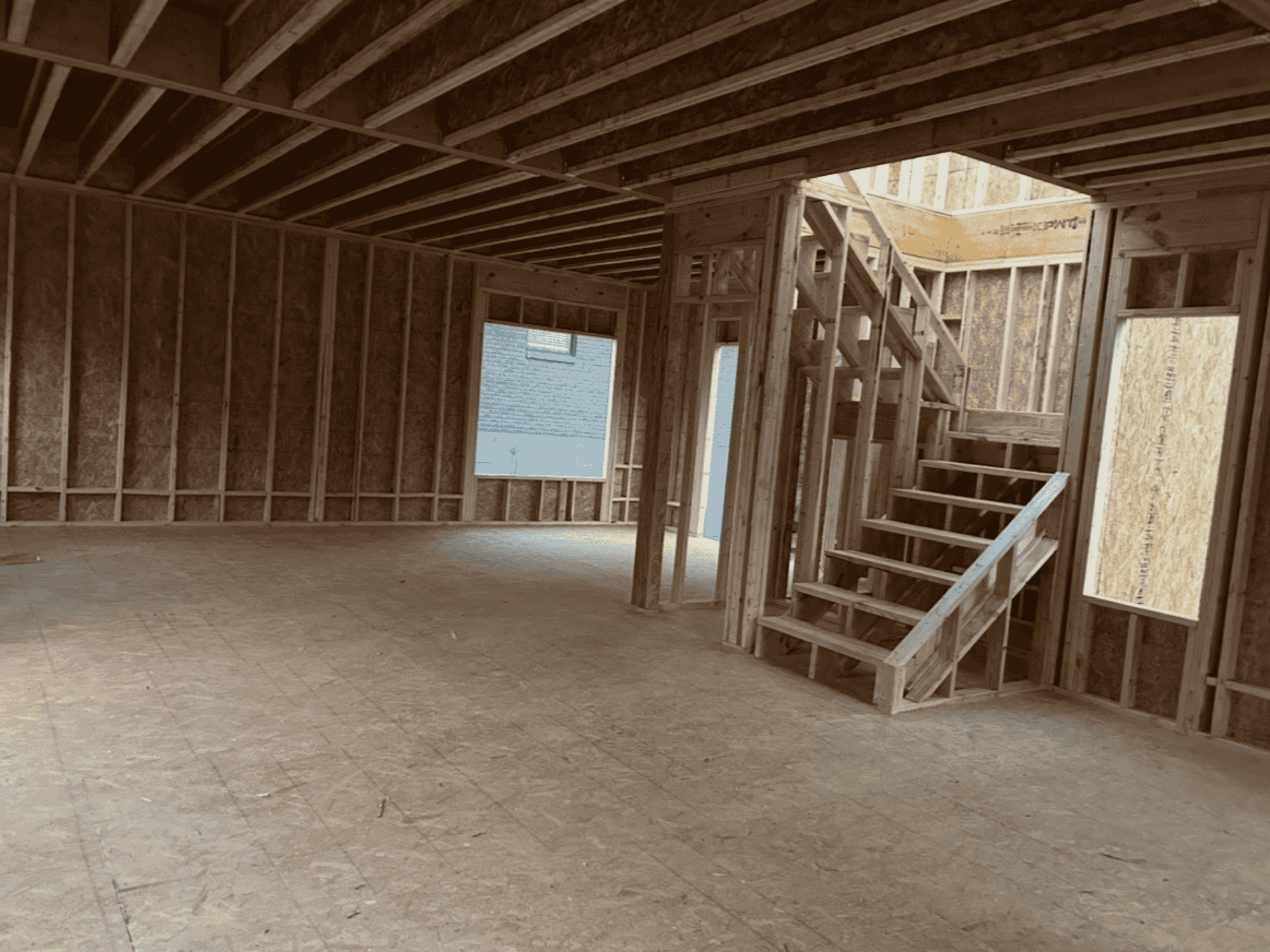 Frame job during whole home renovation in Atlanta | Whole Home Remodeling Atlanta | Home Additions Atlanta | Light Box Homes